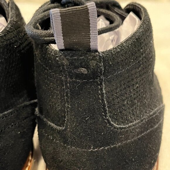 NEW Steve Madden Hardenn Men's Black Suede Leather Lace-Up Chukka Ankle Boots - Picture 10 of 13